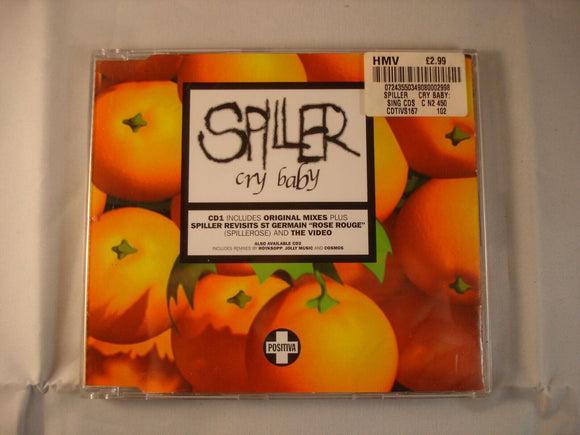 CD Single (B4) - Spiller - Cry baby - CDTVS 167