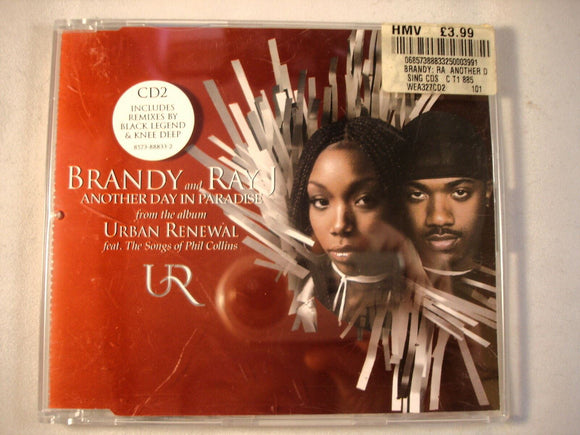 CD Single (B4) - Brandy and Ray J - Another day in Paradise - WEA327CD2
