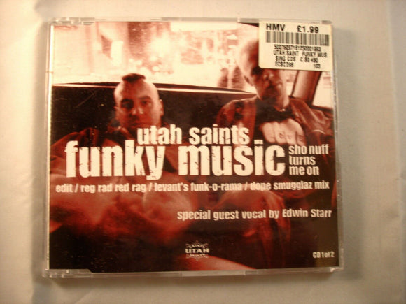 CD Single (B5) - Utah Saints - Funky Music - ECSCD96