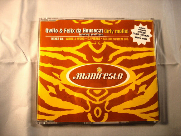 CD Single (B6) - Qwilo & Felix Da Housecat ‎– Dirty Motha - FESCD29
