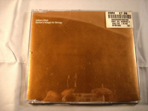 CD Single (B6) - William Ørbit* ‎– Barber's Adagio For Strings - 8573814982