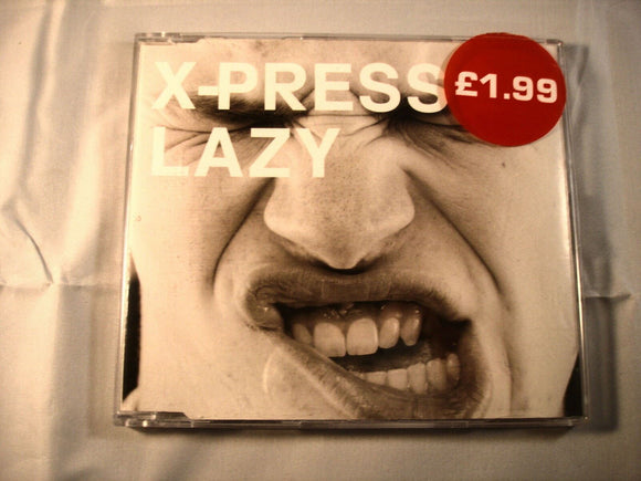 CD Single (B6) - X-Press 2 ‎– Lazy - SKINT74CD