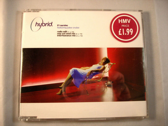 CD Single (B6) - Hybrid Featuring Julee Cruise ‎– If I Survive- DISNCD55
