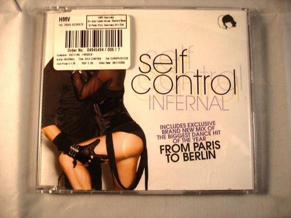 CD Single (B6) - Infernal ‎– Self Control  - Europa101CDS