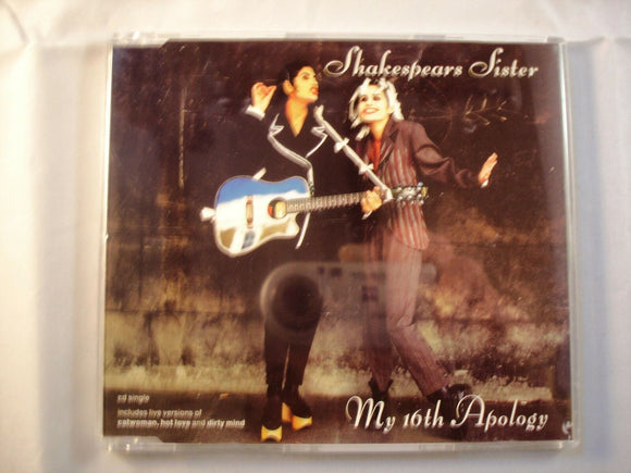 CD Single (B6) - Shakespears Sister ‎– My 16th Apology -  LONCD337