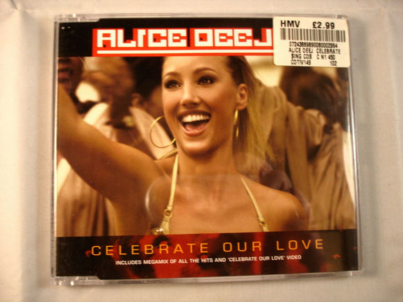 CD Single (B7) - Alice Deejay ‎– Celebrate Our Love - CDTIV149