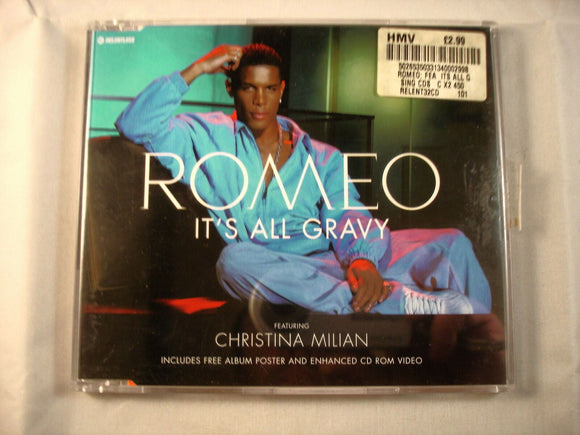 CD Single (B7) -  Romeo Feat Christina Milian ‎– It's All Gravy  - RELENT32CD