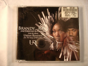 CD Single (B7) -  Brandy  & Ray J ‎– Another Day In Paradise   - WEA327CD1