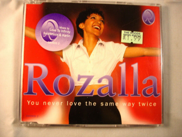 CD Single (B7) -  Rozalla ‎– You Never Love The Same Way Twice  - 660905 2