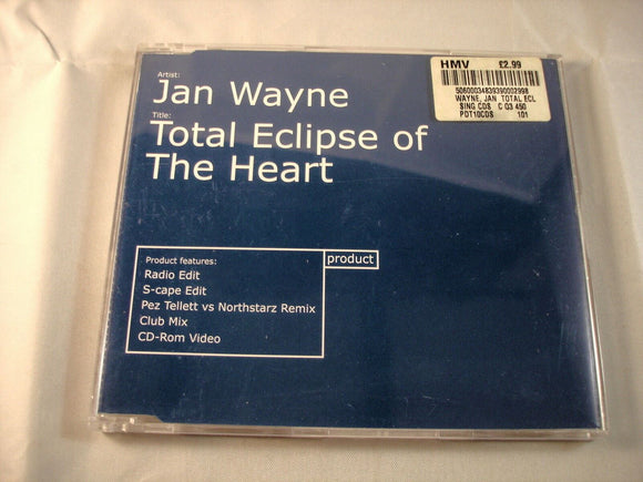 CD Single (B7) - Jan Wayne ‎– Total Eclipse Of The Heart - PDT10CDS