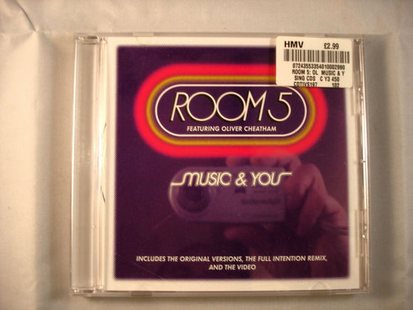 CD Single (B7) -   Room 5 ‎– Music & You  - CDTIVS197