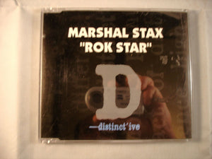 CD Single (B7) - Marshal Stax ‎– Rok Star - DISN CD5