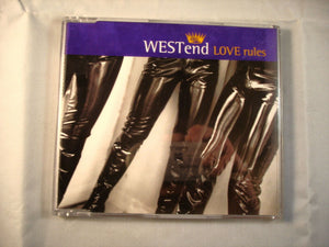 CD Single (B7) -  West End ‎– Love Rules  - 74321292702