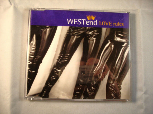 CD Single (B7) -  West End ‎– Love Rules  - 74321292702