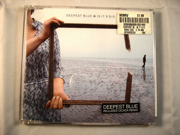 CD Single (B8) -  Deepest Blue ‎– Is It A Sin   - OPEN03CDX