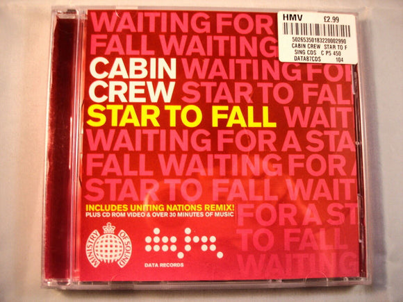 CD Single (B8) -  Cabin Crew ‎– Star To Fall   - Data87CDS