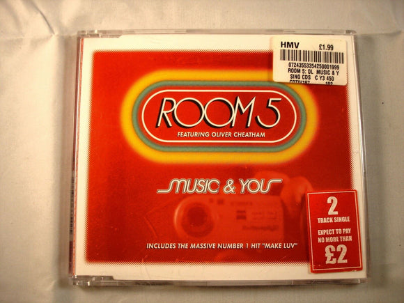 CD Single (B8) - Room 5 - Music and you - CDTIV197
