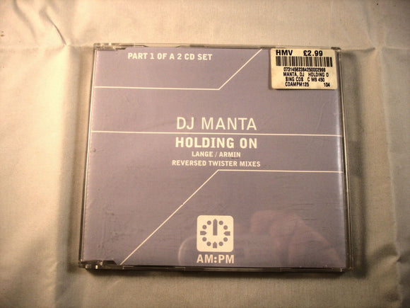 CD Single (B8) - DJ Manta - Holding on - CDAMPM125
