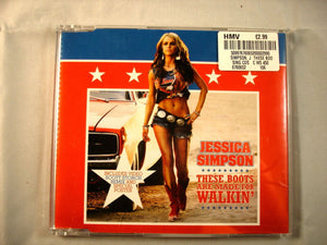 CD Single (B8) -  Jessica Simpson ‎– These Boots Are Made For Walkin'  - 6760652