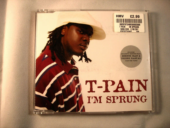 CD Single (B9) -  T-Pain ‎– I'm Sprung   - 82876734862