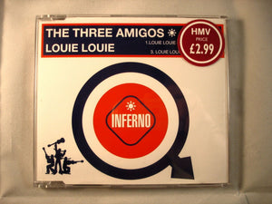 CD Single (B9) -  The Three Amigos ‎– Louie Louie   - CD FERN 17