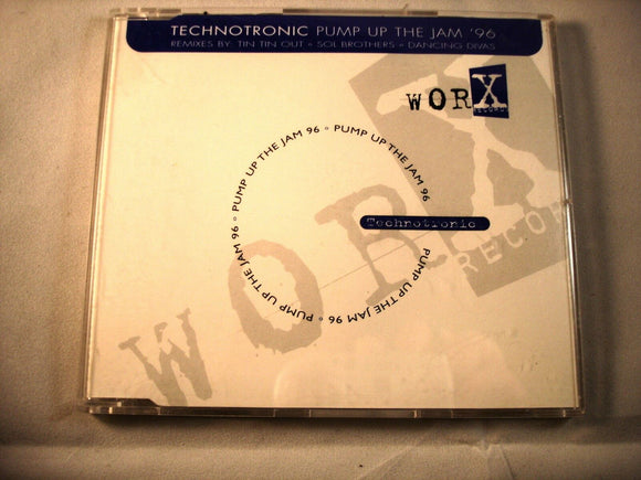 CD Single (B9) -  Technotronic ‎– Pump Up The Jam '96  - WORX CD 004