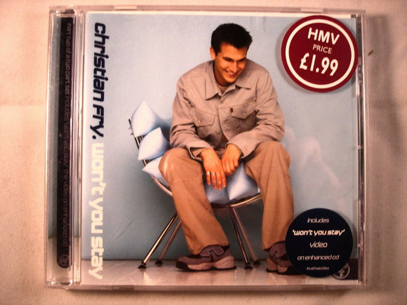 CD Single (B10) - Christian Fry - Won't you stay - MUSH46CDSX