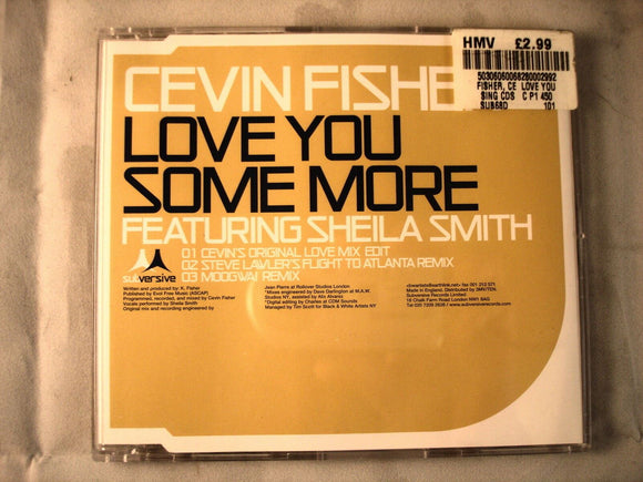CD Single (B11) - Cevin Fisher - Love you some more - SUB68D