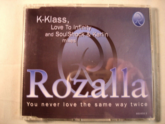 CD Single (B11) - Rozalla - You never love the same way twice - 660905 5