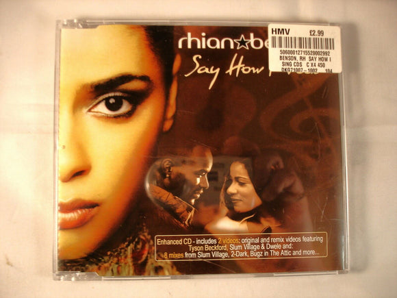 CD Single (B11) - Rhian Benson - Say how i feel - DKG 71007 1002
