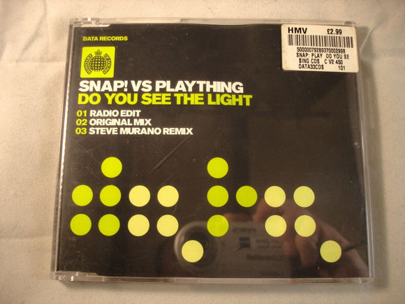 CD Single (B12) - Snap - Do you see the light - DATA33CDS