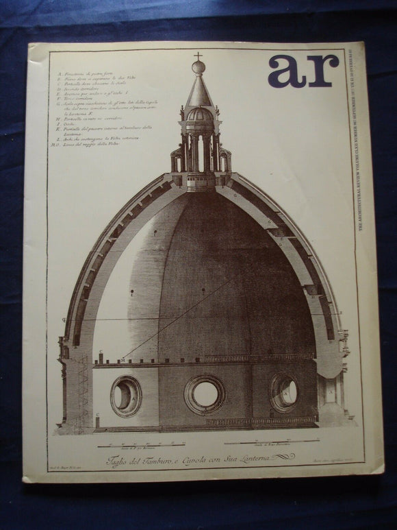 AR - Architectural review - Sept 1977 - Wellesley college - Brunelleschi dome