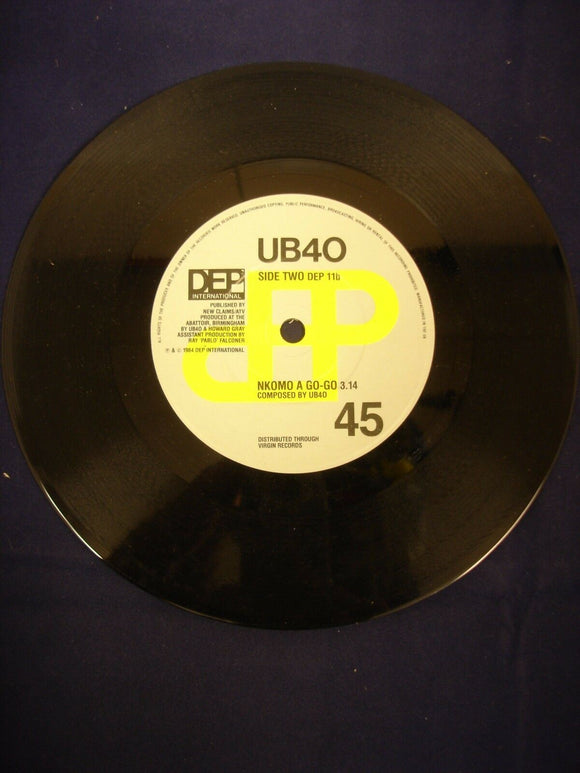 7'' Vinyl Single - UB40 ‎– If It Happens Again - DEP 11