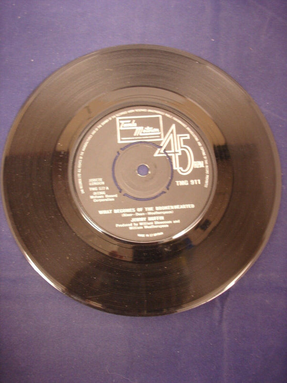 7'' Vinyl Single - Jimmy Ruffin ‎– What Becomes Of The Broken Hearted - TMG 911