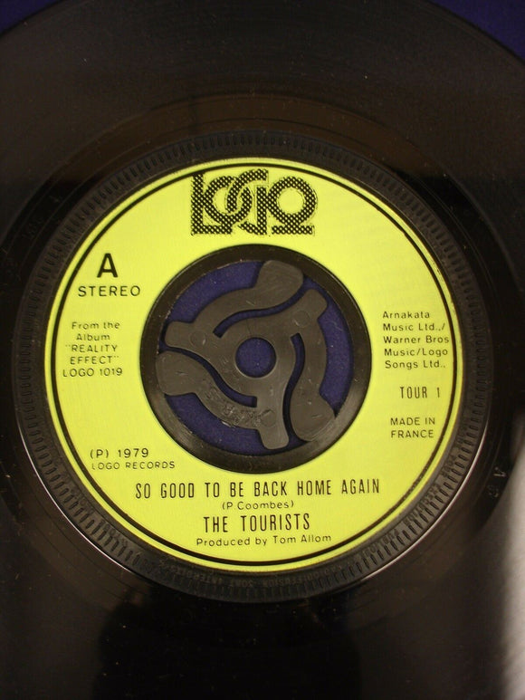 7'' Vinyl Single - The Tourists ‎– So Good To Be Back Home Again - Tour 1