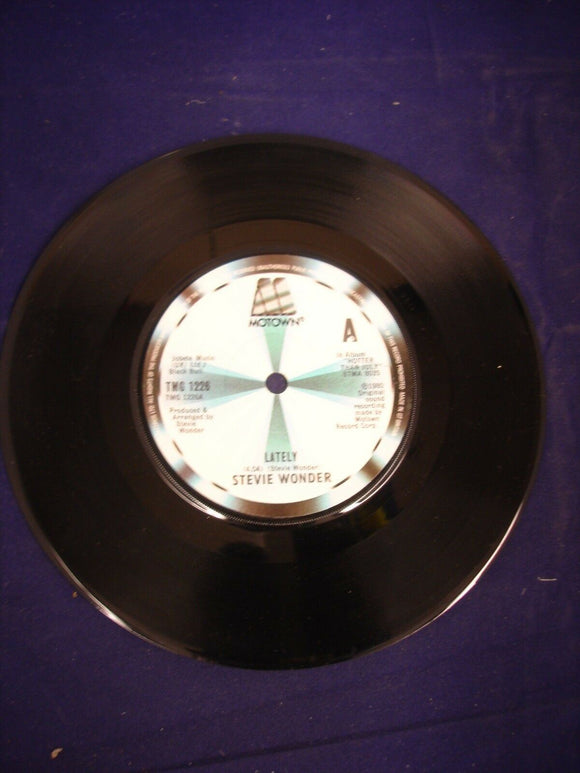 7'' Vinyl Single - Stevie Wonder ‎– Lately - TMG1226