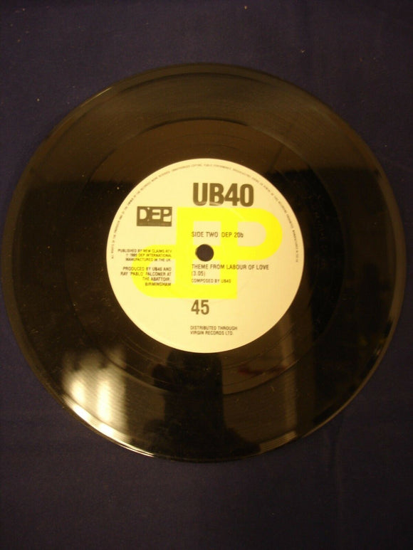 7'' Vinyl Single - UB40 ‎– I Got You Babe - DEP 20