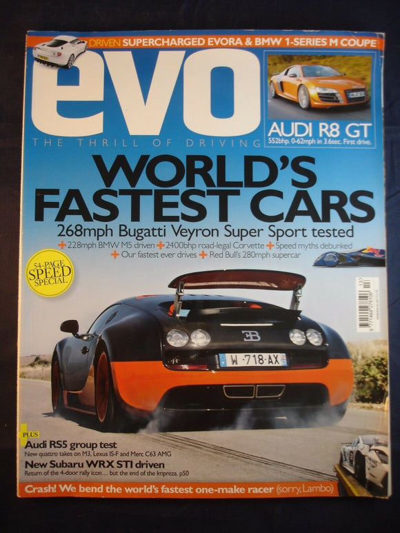 Evo Magazine # 151 - World's fastest cars - Lotus Evora - BMW M1
