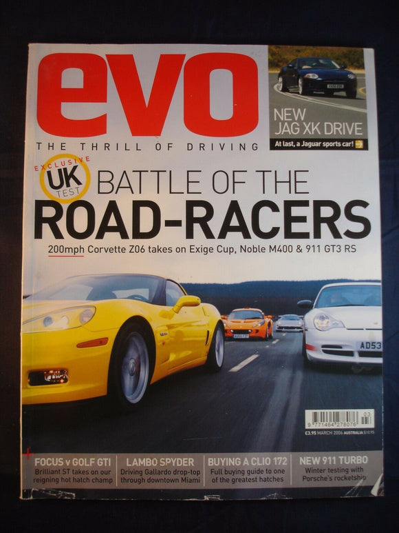 Evo Magazine issue # Mar 2006 - Battle of the road racers