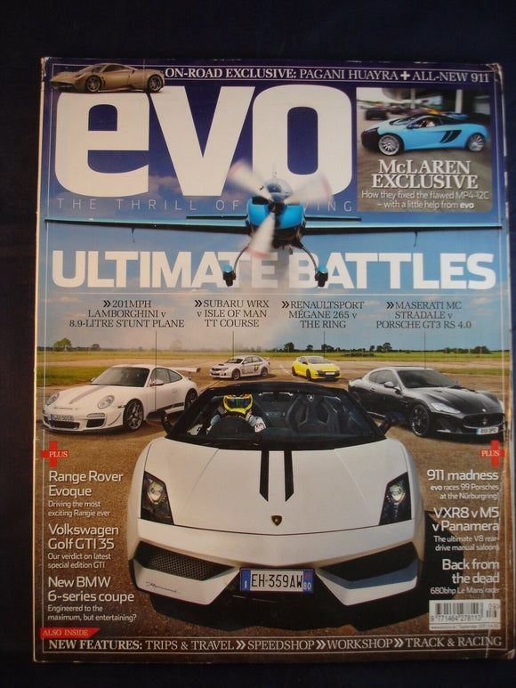 Evo Magazine # September 2011 - VXR8 - M5 - Panamera - lambo - 911