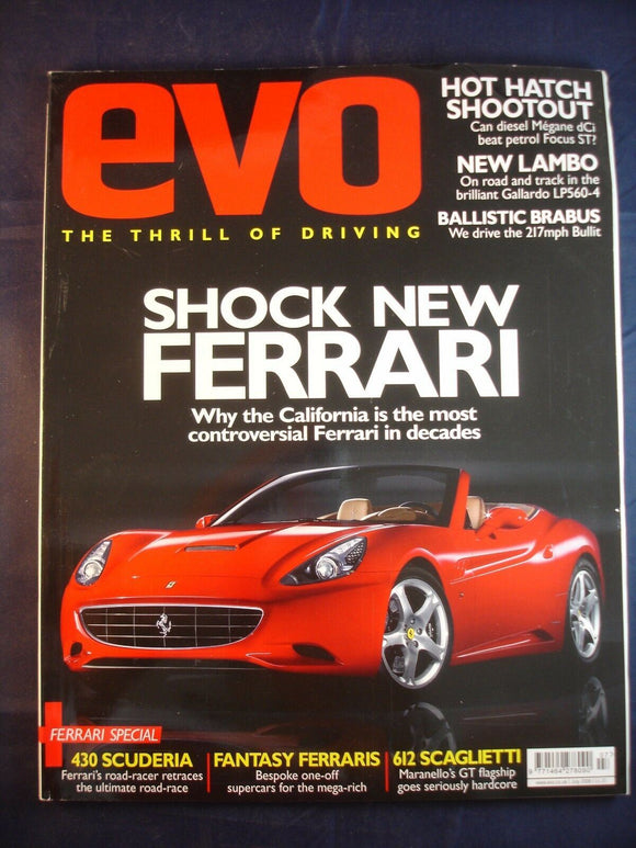 Evo Magazine # July 2008 - Ferrari Special