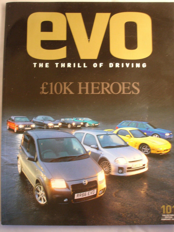 Evo Magazine issue # 101 - Clio V6 - RS2 - M5 - Chimaera - Esprit S4