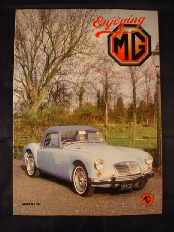 (B1) Enjoying MG Magazine - March 1994 - MGB front and rear spring replacement