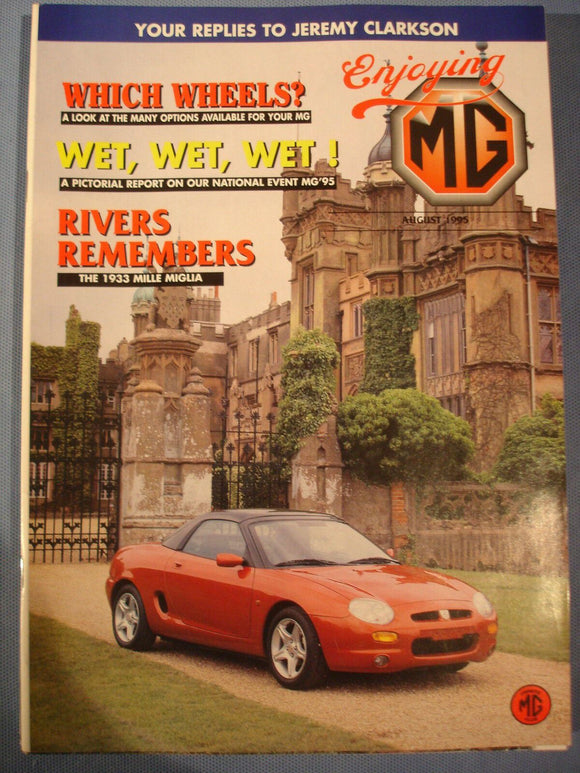 Enjoying MG Magazine Aug 1995 ECU-HOw it works, Which wheels for your MG?