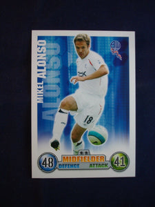 Match Attax - football card -  2007/08 - Bolton Wanderers - Mikel Alonso