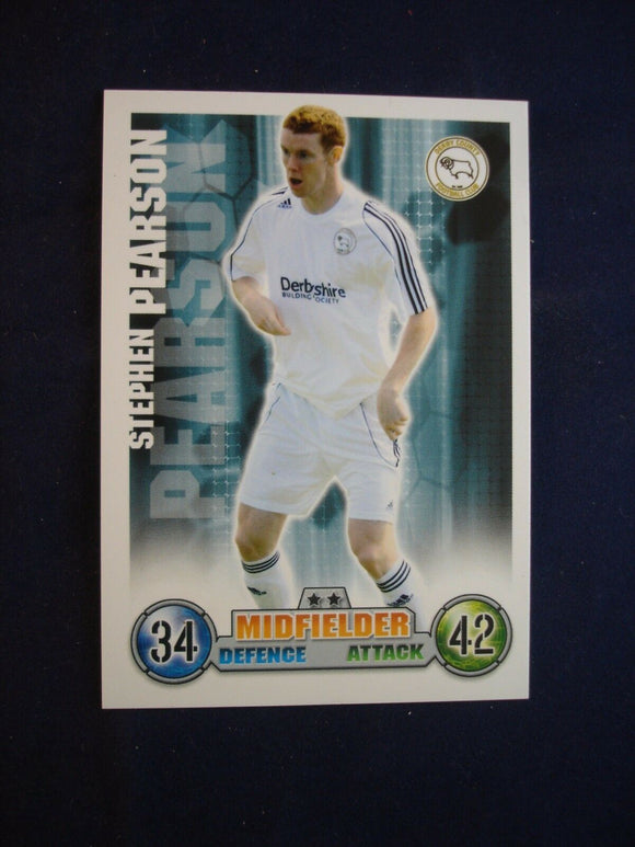Match Attax - football card -  2007/08 - Derby County - Stephen Pearson