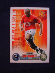 Match Attax - football card -  2007/08 - Man Utd - Mikael Silvestre