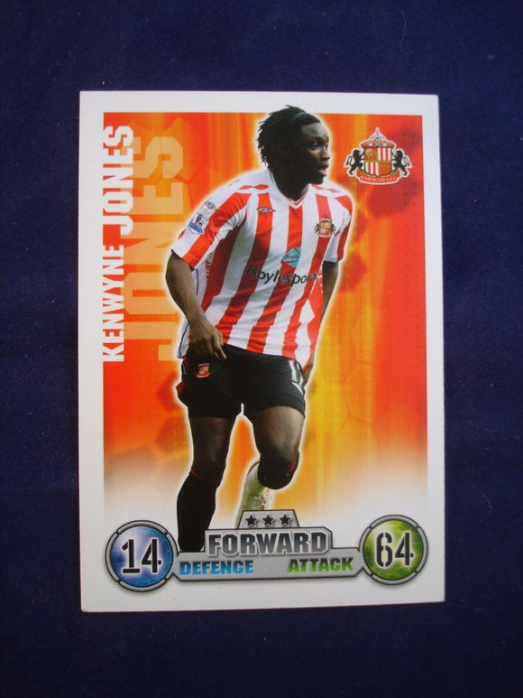 Match Attax - football card -  2007/08 - Sunderland - Kenwyne Jones