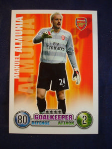 Match Attax - football card -  2007/08 - Arsenal - Manuel Almunia