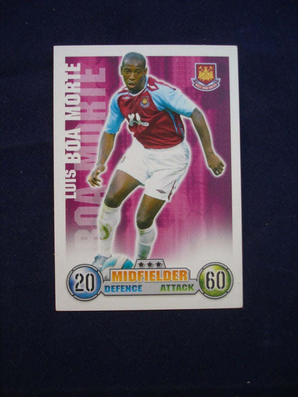 Match Attax - football card -  2007/08 - West Ham - Luis Boa Morte